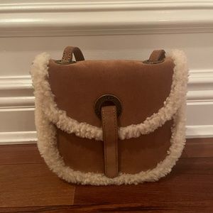 UGG Sherpa and suede bag
